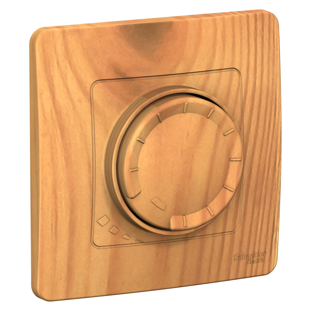 BLANCA С/У СВЕТОРЕГУЛЯТОР (диммер) поворотно-нажимной универсальный 400ВТ, ЯСЕНЬ