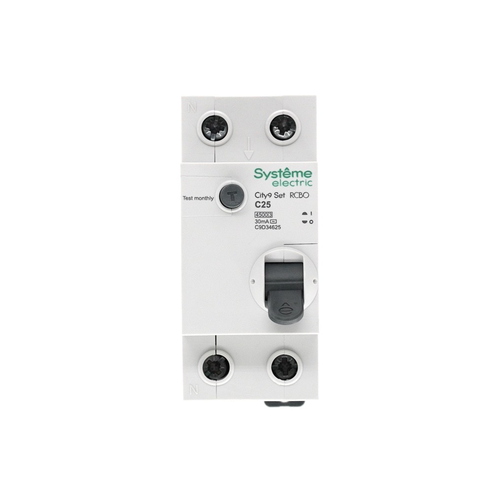 City9 Set Авт. выкл. диф. тока (АВДТ) 1P+N С 25А 4.5kA 30мА Тип-AС 230В