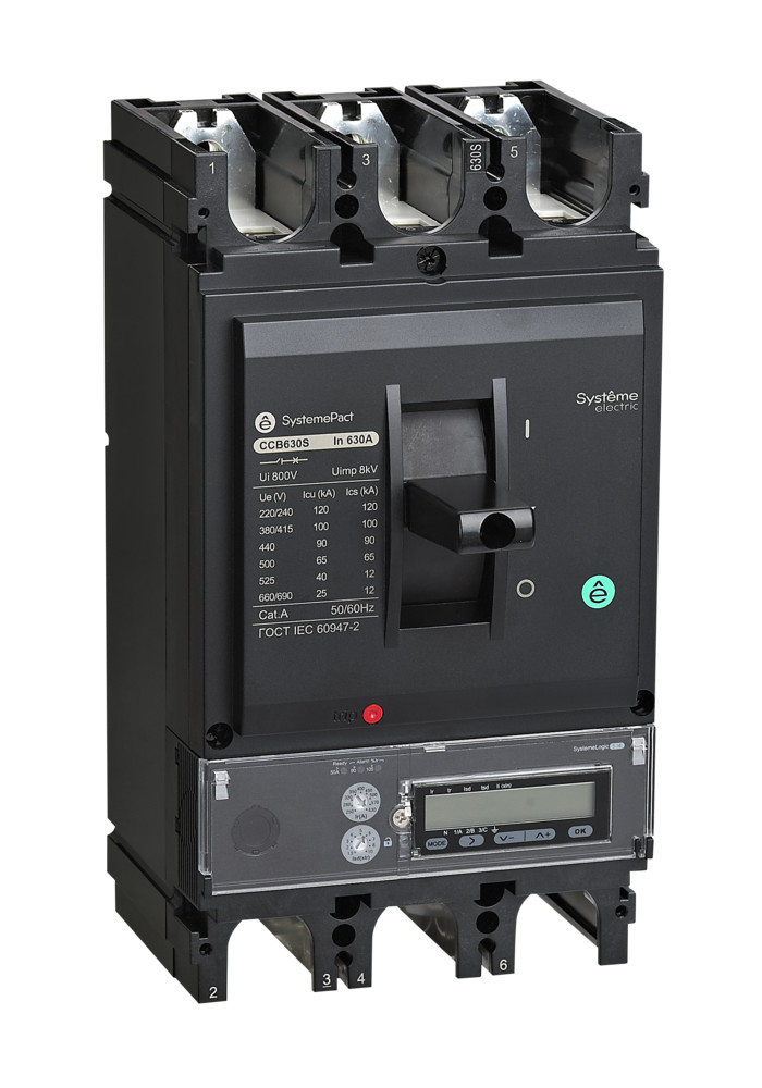 АВТ.ВЫКЛ SYSTEMEPACT CCB630 150KA 3P3D S5.3E 630A