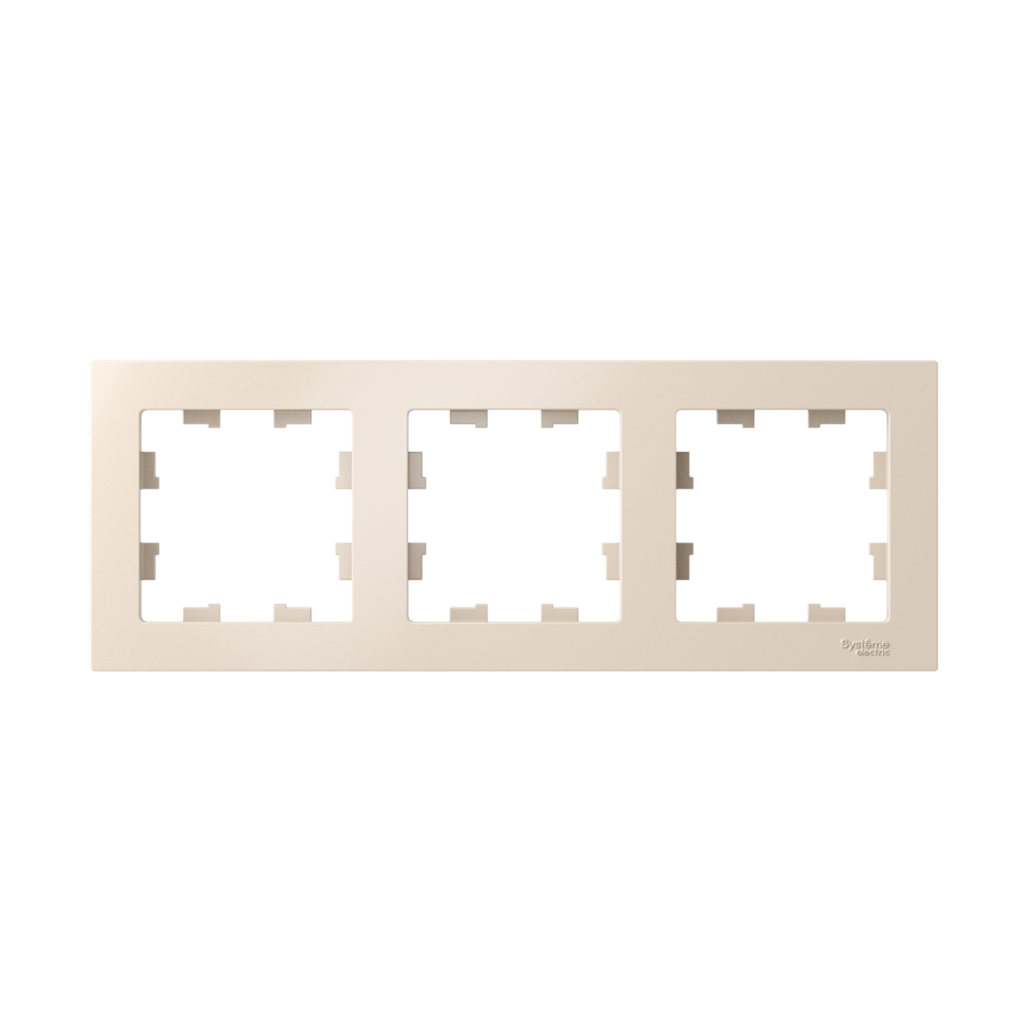 ATLASDESIGN 3-постовая РАМКА, универсальная, БЕЖЕВЫЙ