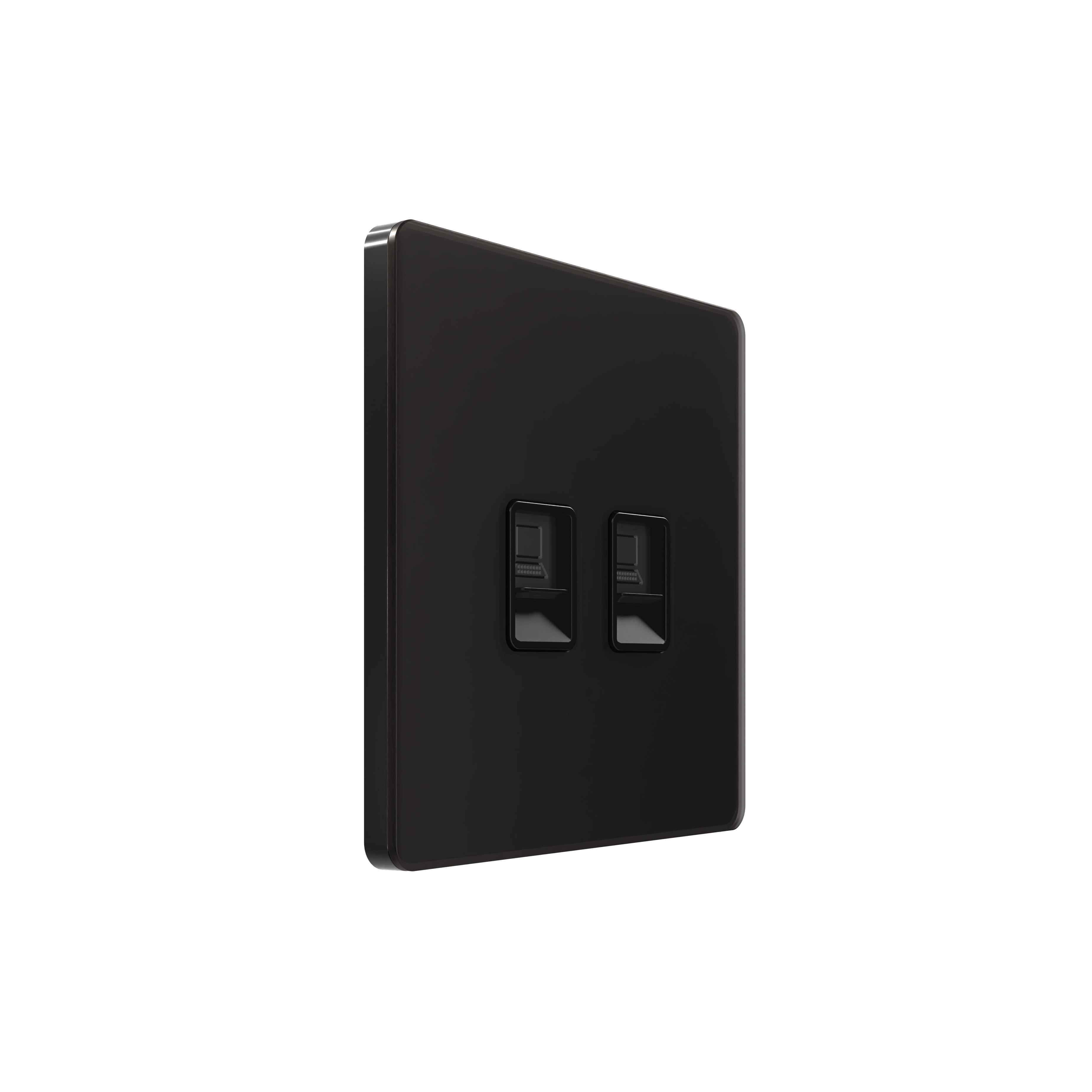 Systeme Infinity, Розетка информационная С/У RJ-45 кат.5e 2-я, Полярная ночь