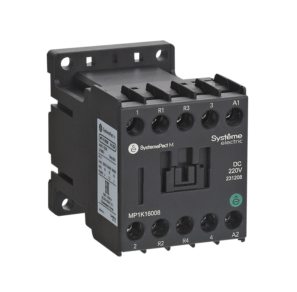 КОНТАКТОР MP1K 4P (2НО+2НЗ) 12A DC48V