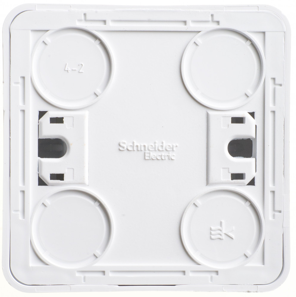 ЭТЮД О/У 1-клавишный ПЕРЕКЛЮЧАТЕЛЬ 10 АХ, БЕЛЫЙ