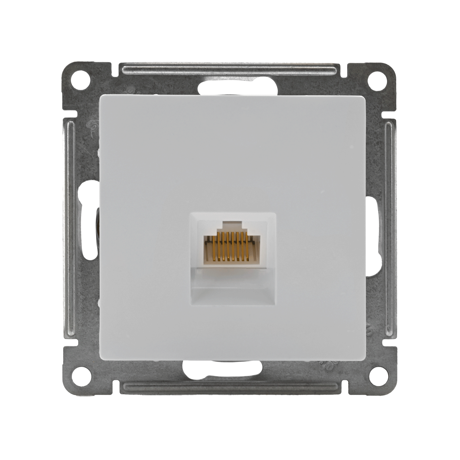 ATLASDESIGN РОЗЕТКА компьютерная RJ45 кат. 5e, механизм, БЕЛЫЙ