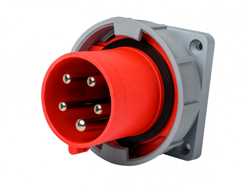 Вилка для скрытой проводки ВЩ-103 645W 3Р+РЕ+N 125А 380В IP67