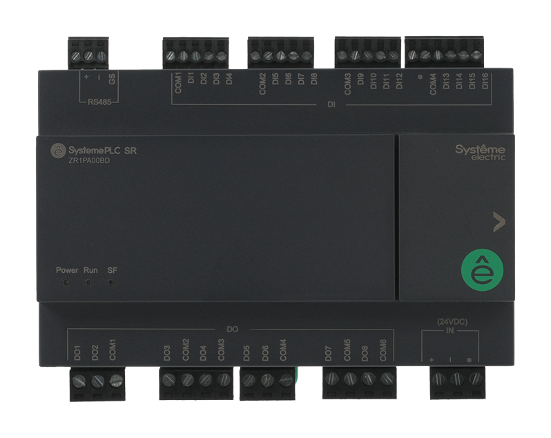 Интеллектуальное реле SR1; 24 VDC; 24 IO: 16 DI, 8 DO (реле), 1xRS485