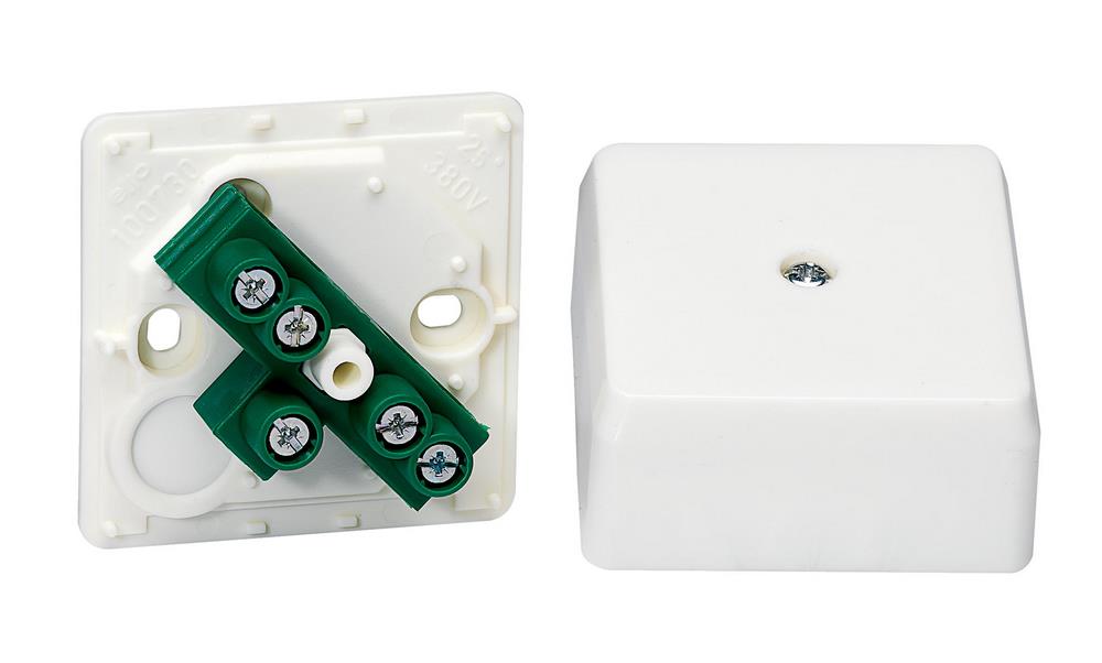 СОЕД. КОРОБКА IP20 60Х60 С КОЛОД 5*440V