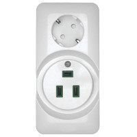 BLANCA О/У РОЗЕТКА комб: ДЛЯ ЭЛЕКТРОПЛИТЫ 32А+силовая, 16А, 250В, БЕЛЫЙ, опт.уп.