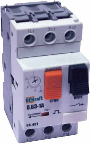 ВА401-1A-1.6A_авт. выкл. защ. двиг.