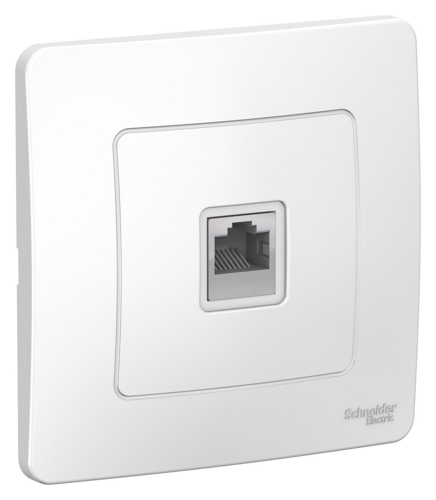 BLANCA С/У РОЗЕТКА компьютерная RJ45, кат.5E, БЕЛЫЙ