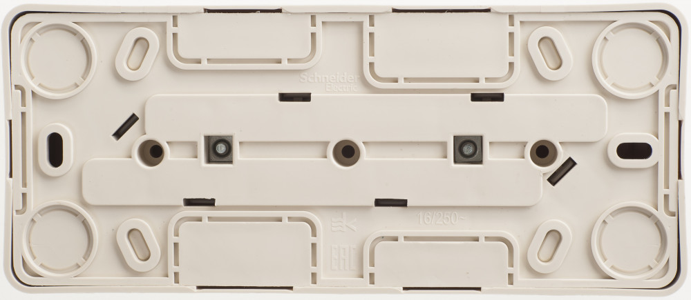 ЭТЮД О/У РОЗЕТКА 3-местная без заземления без шторок, 16А, 250В, КРЕМОВЫЙ