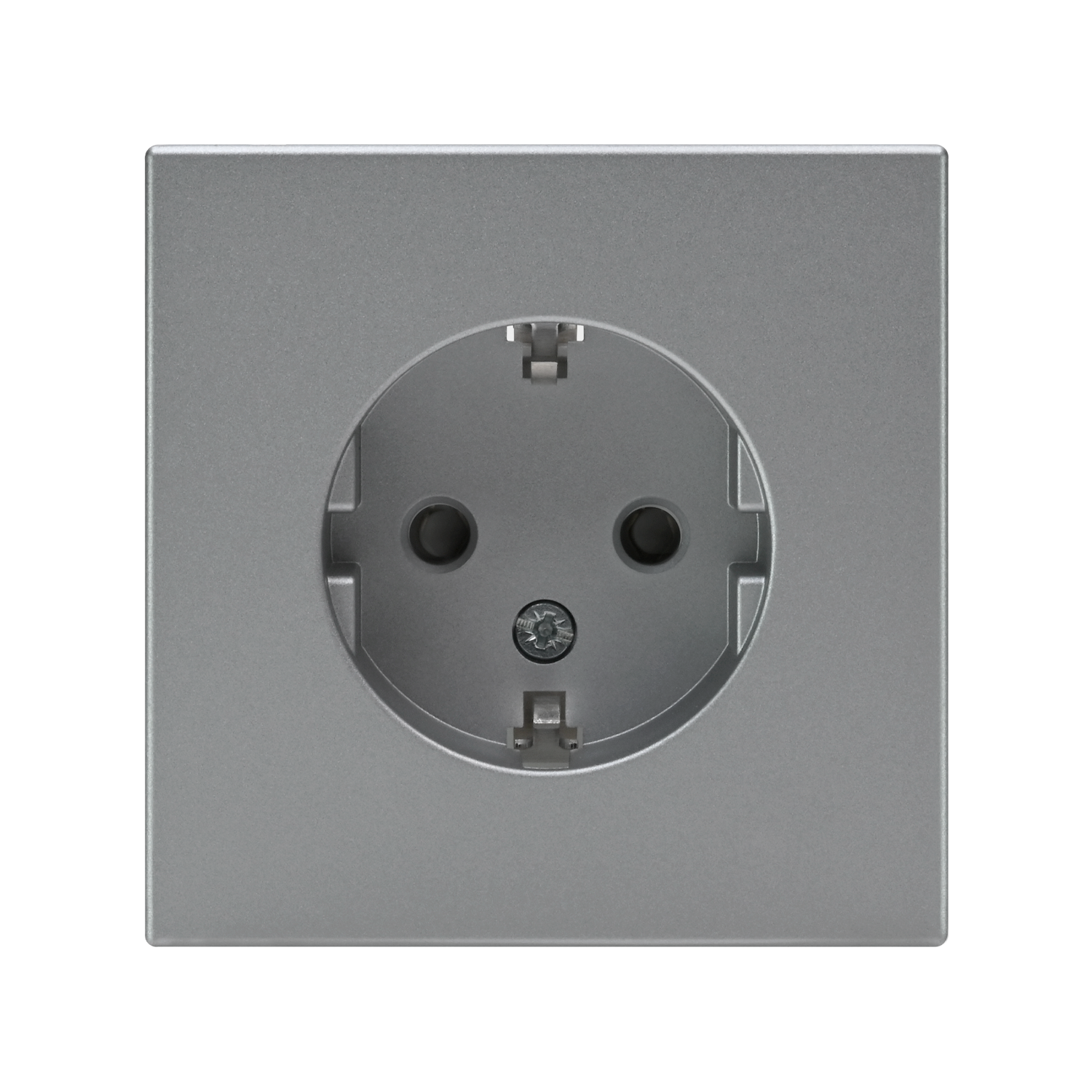 ARTGALLERY РОЗЕТКА с заземлением, 16А, механизм, АЛЮМИНИЙ