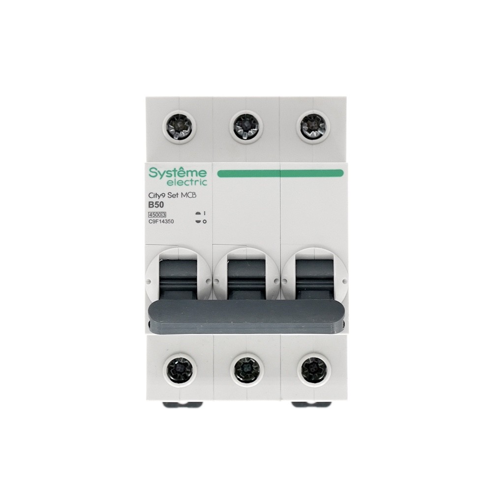 City9 Set Автоматический выключатель (АВ) B 50А 3P 4.5kA 400В