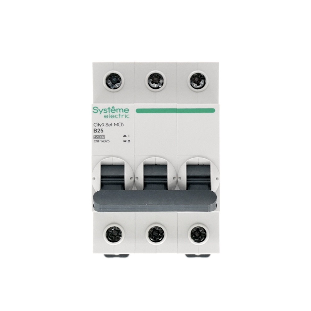 City9 Set Автоматический выключатель (АВ) B 25А 3P 4.5kA 400В