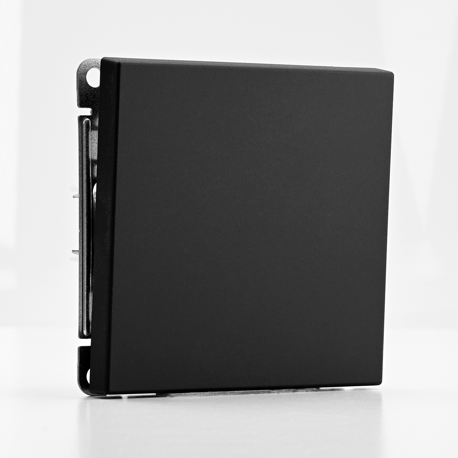 ARTGALLERY 1-клавишный ПЕРЕКЛЮЧАТЕЛЬ, 10АХ, механизм, быстрозажим. клем., КАРБОН