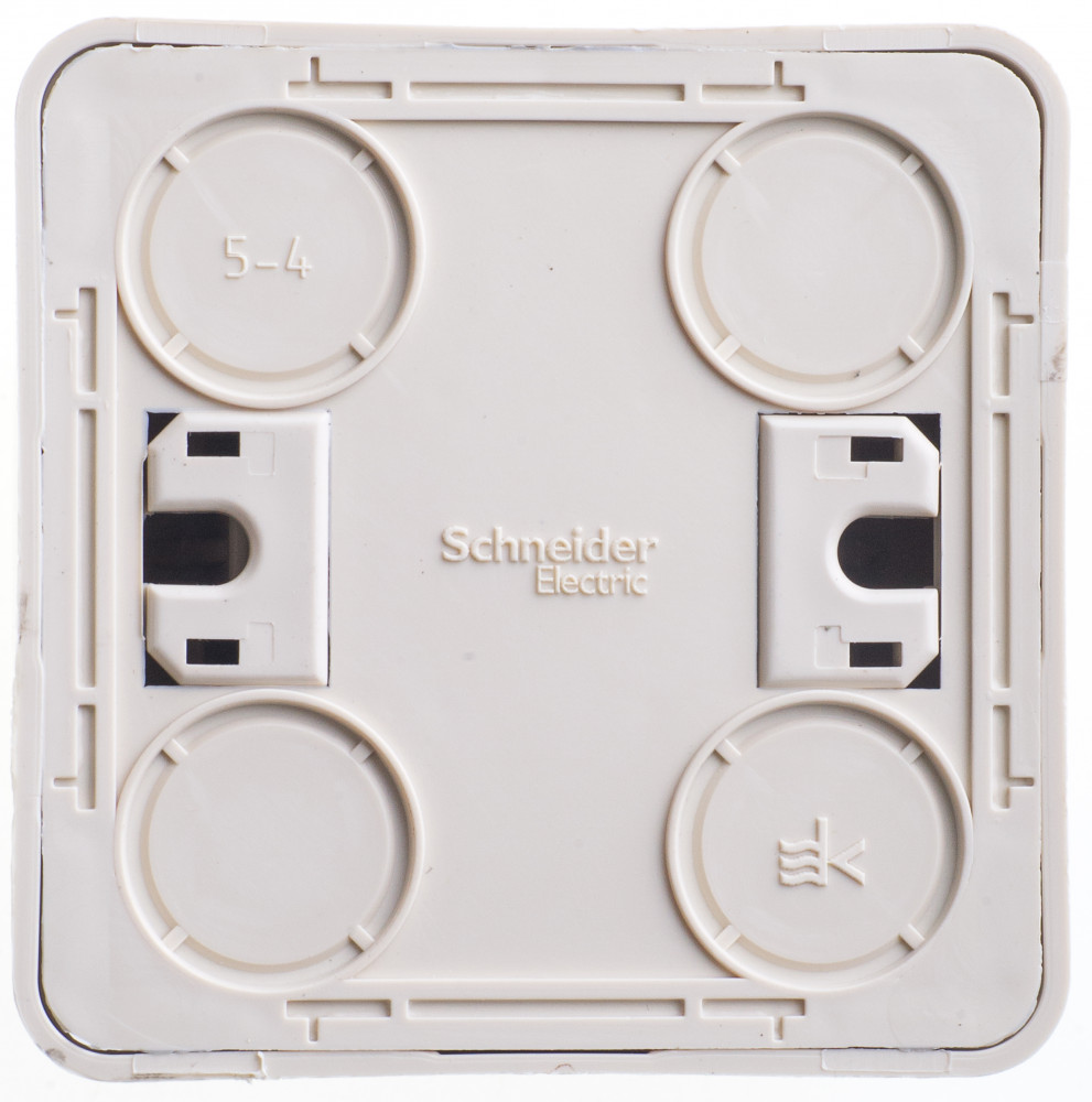 ЭТЮД О/У 2-клавишный ВЫКЛЮЧАТЕЛЬ 10 АХ, КРЕМОВЫЙ