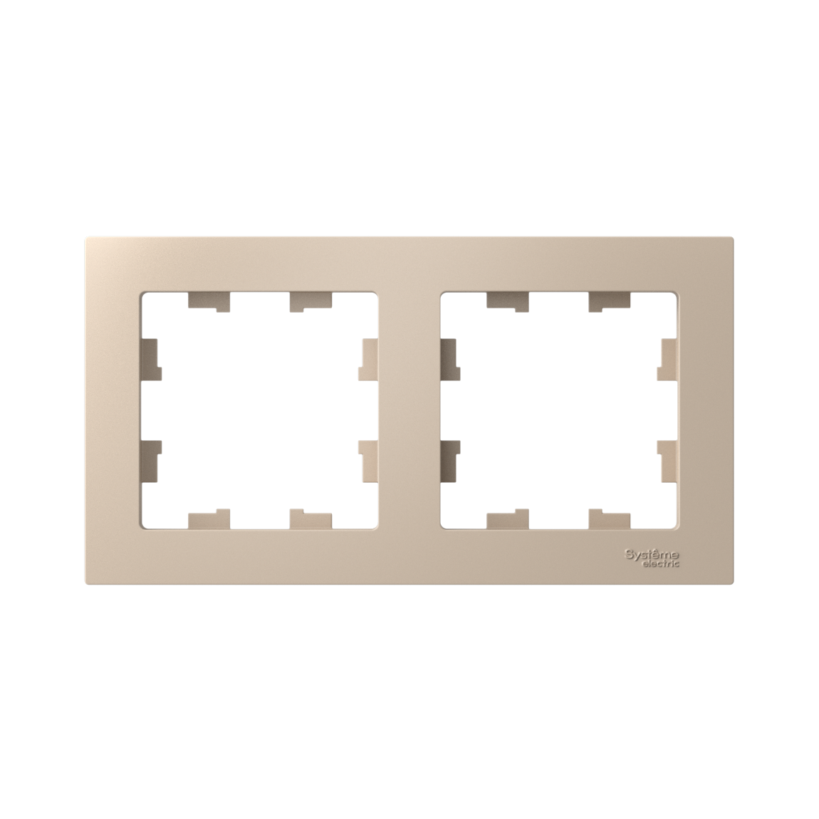 ATLASDESIGN 2-постовая РАМКА, универсальная, ПЕСОЧНЫЙ