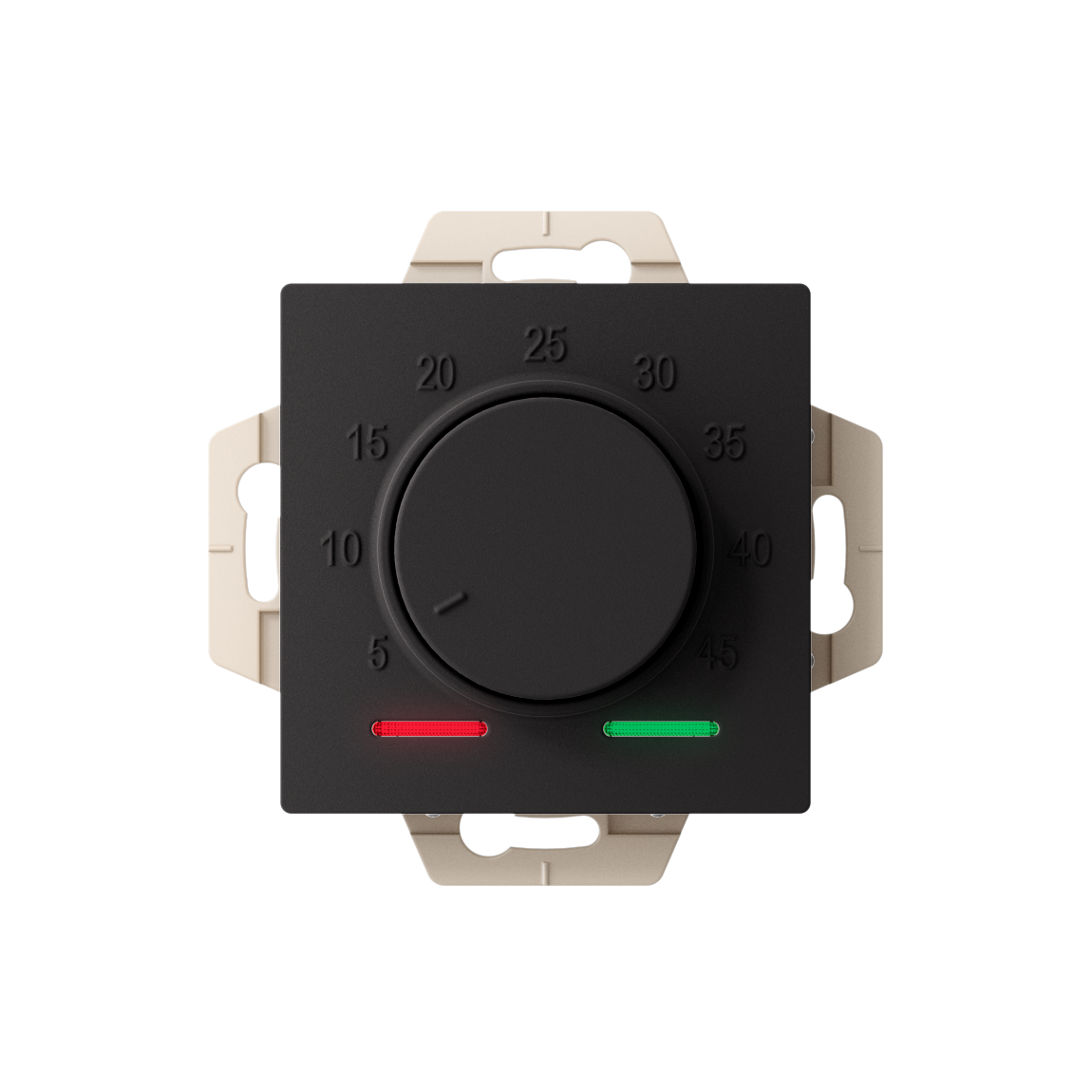 ATLASDESIGN ТЕРМОСТАТ электронный для теплого пола с датчиком, 10A, механизм, КАРБОН