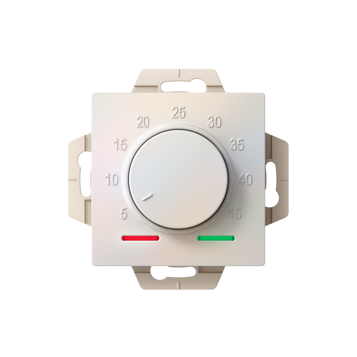 ATLASDESIGN ТЕРМОСТАТ электронный для теплого пола с датчиком, 10A, механизм, ЖЕМЧУГ