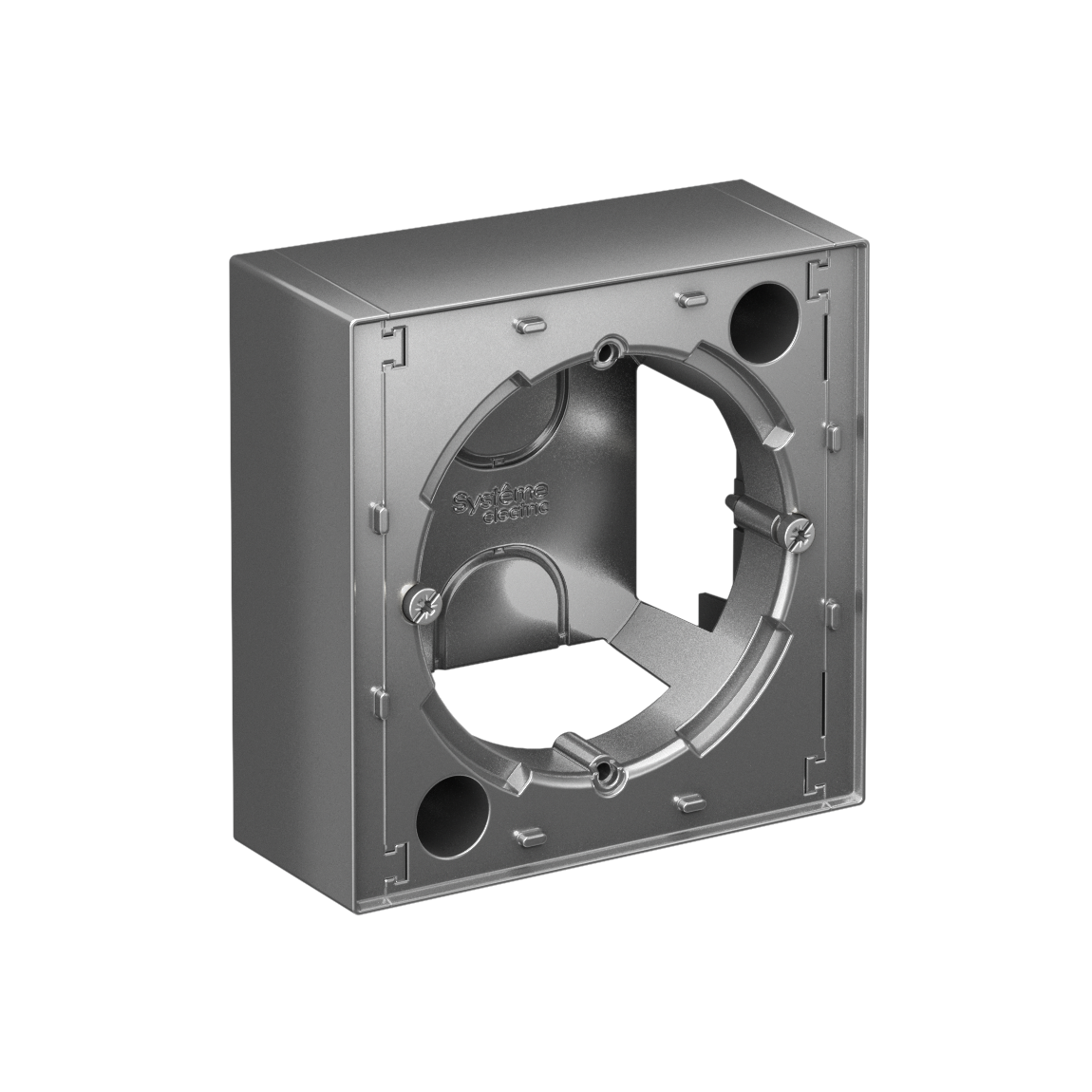 ATLASDESIGN КОРОБКА для наружного монтажа, СТАЛЬ