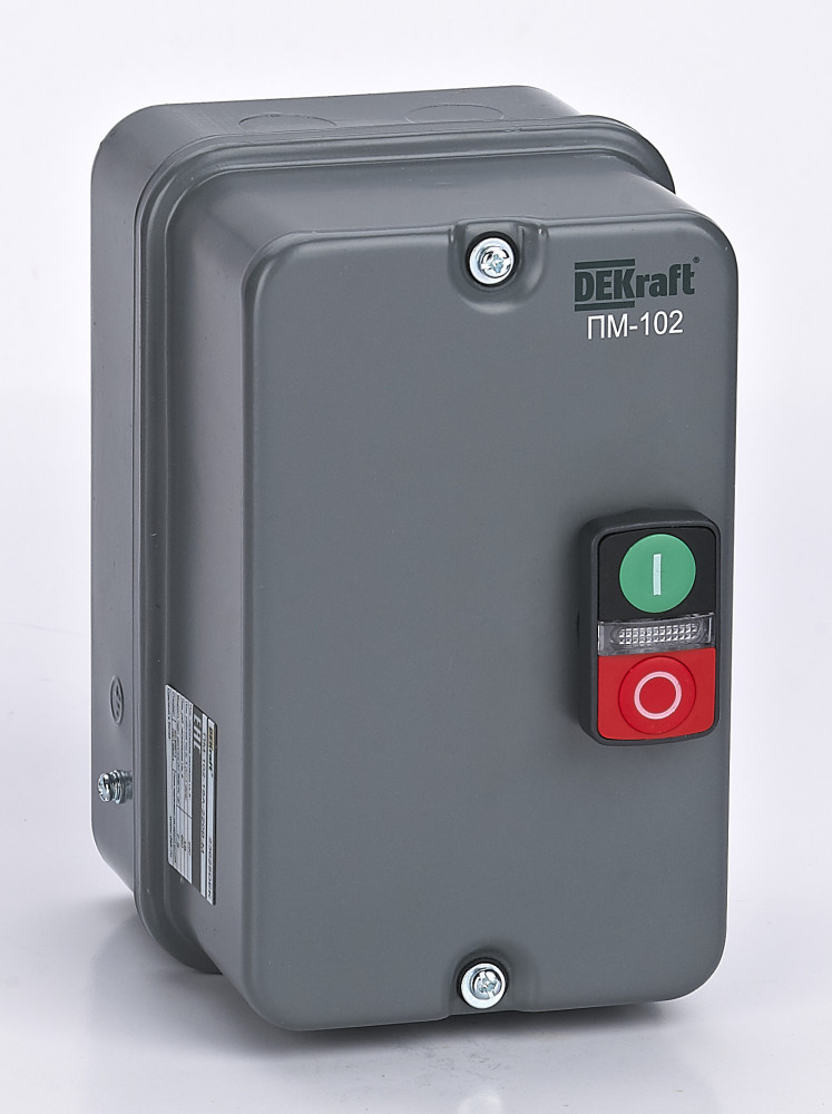 Пускатель электромагнитный 9А AC220/230В 50/60Гц в металлической оболочке