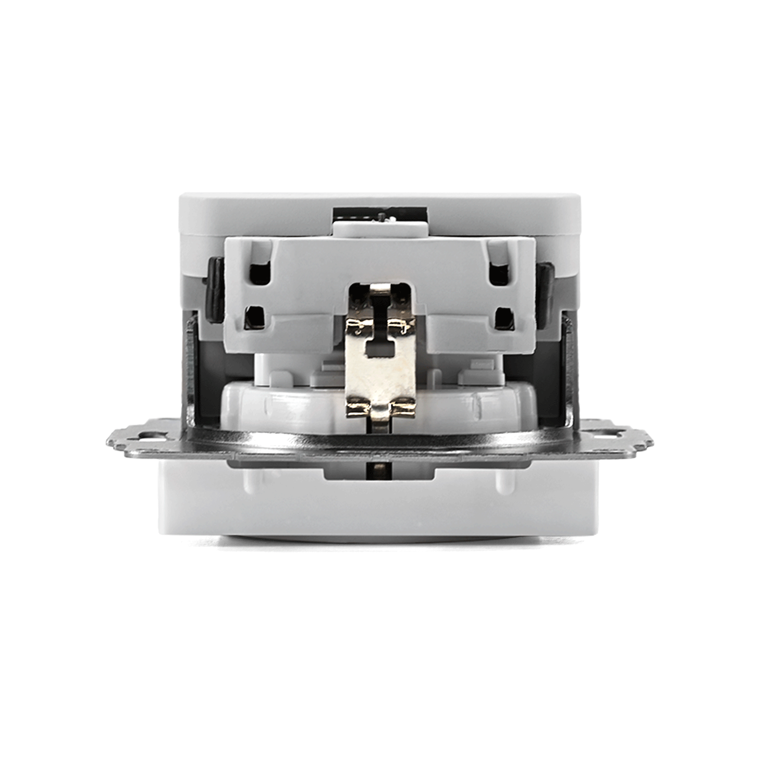 ATLASDESIGN РОЗЕТКА 16А c 2 USB A+A, 5В/2,4А, 2х5В/1,2А, механизм, БЕЛЫЙ