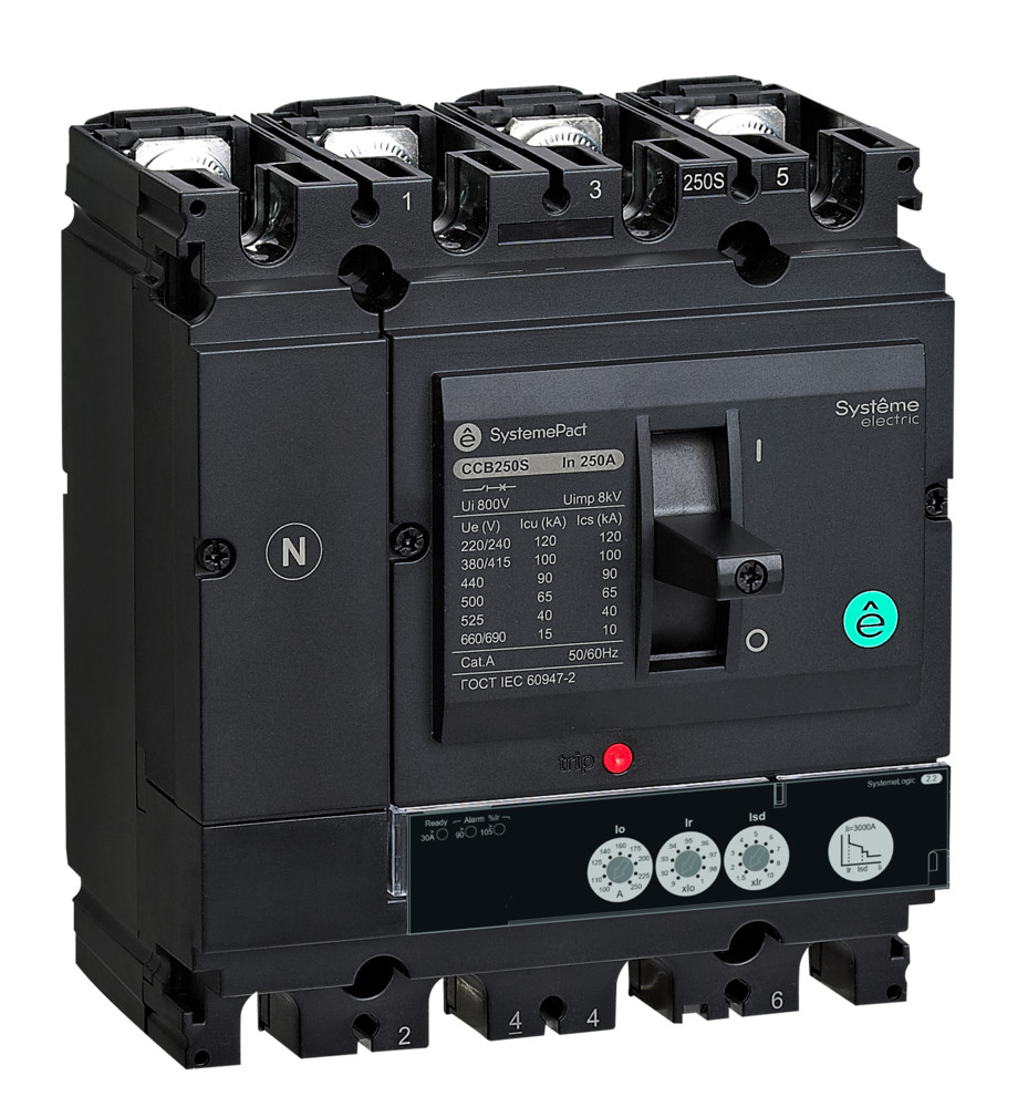 АВТ.ВЫКЛ SYSTEMEPACT CCB100 150KA 4P4D S2.2 40A