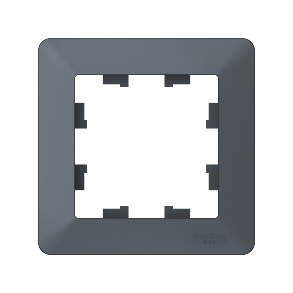 ATLASDESIGN AIR 1-постовая РАМКА, ГРИФЕЛЬ/дымчатый черный