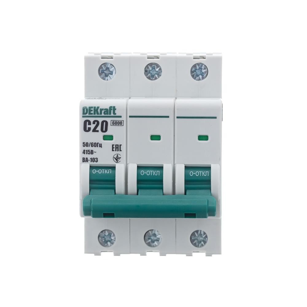 Автоматический выключатель ВА-103 3P 20А C 6кА новый