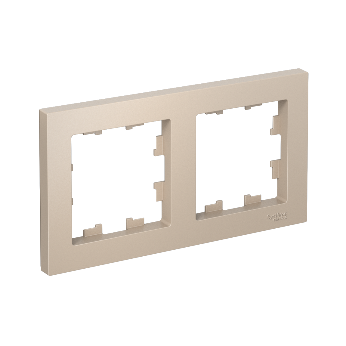 ATLASDESIGN 2-постовая РАМКА, универсальная, ПЕСОЧНЫЙ