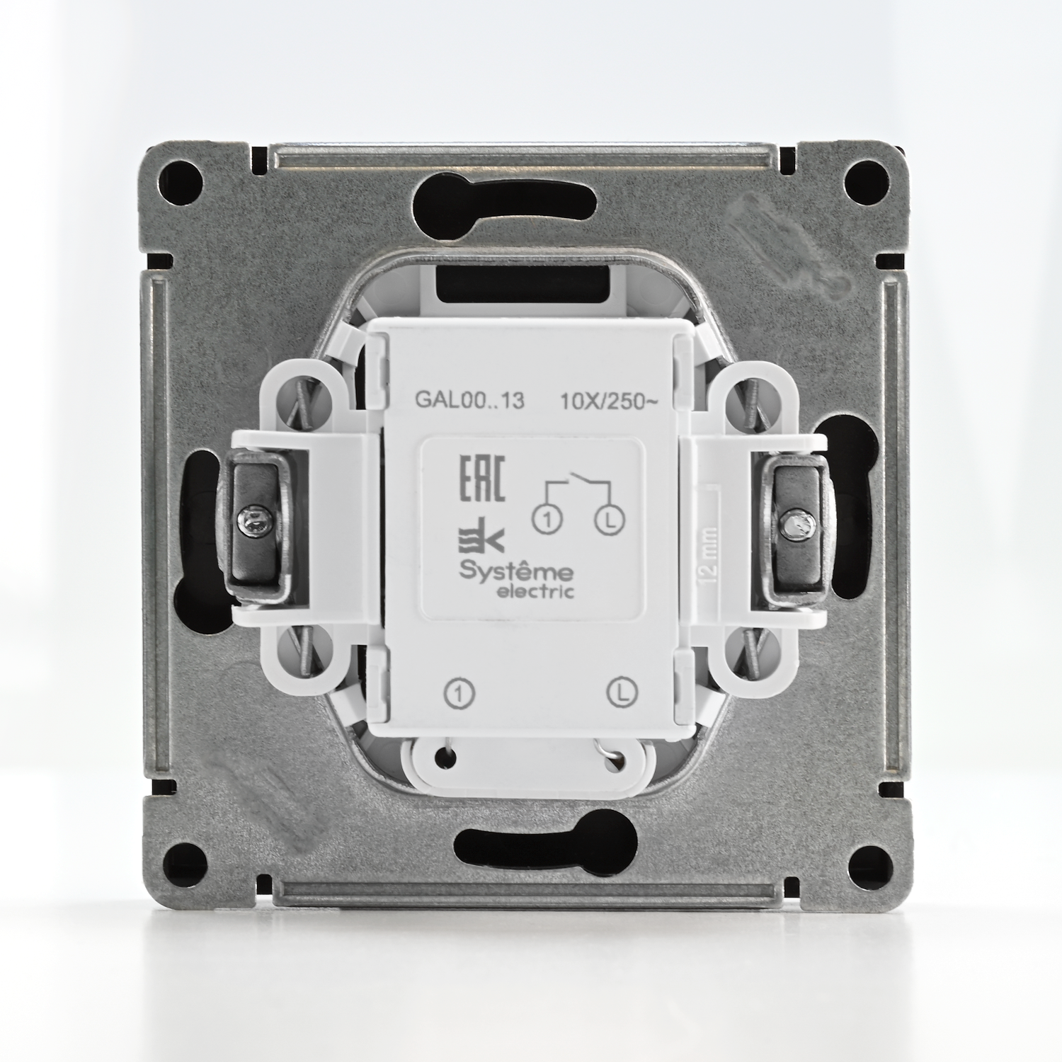 ARTGALLERY 1-клавишный ВЫКЛЮЧАТЕЛЬ с подсветкой, сх.1а, 10АХ, механизм, МОККО