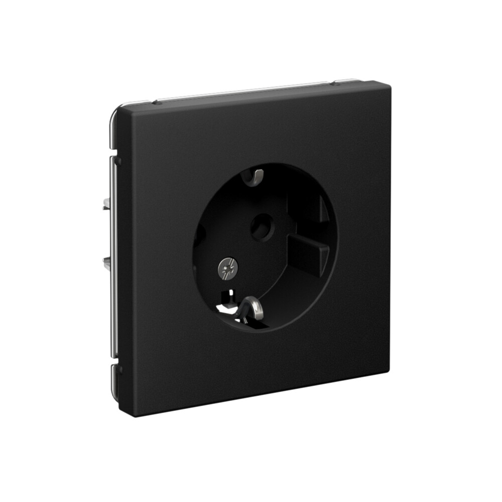ARTGALLERY РОЗЕТКА с заземлением, 16А, механизм, КАРБОН