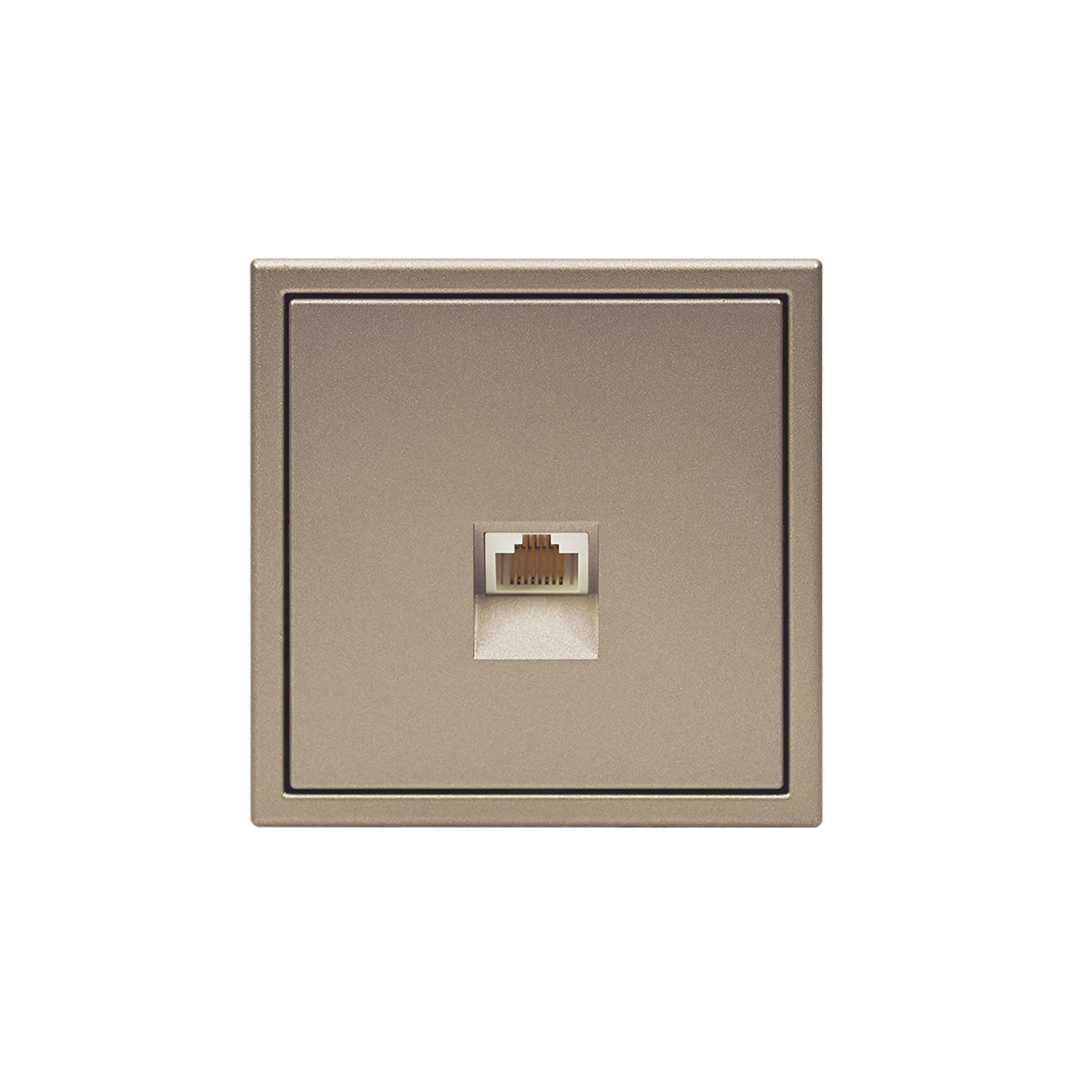 ARTGALLERY РОЗЕТКА компьютерная RJ45, кат. 5е, механизм, ШАМПАНЬ