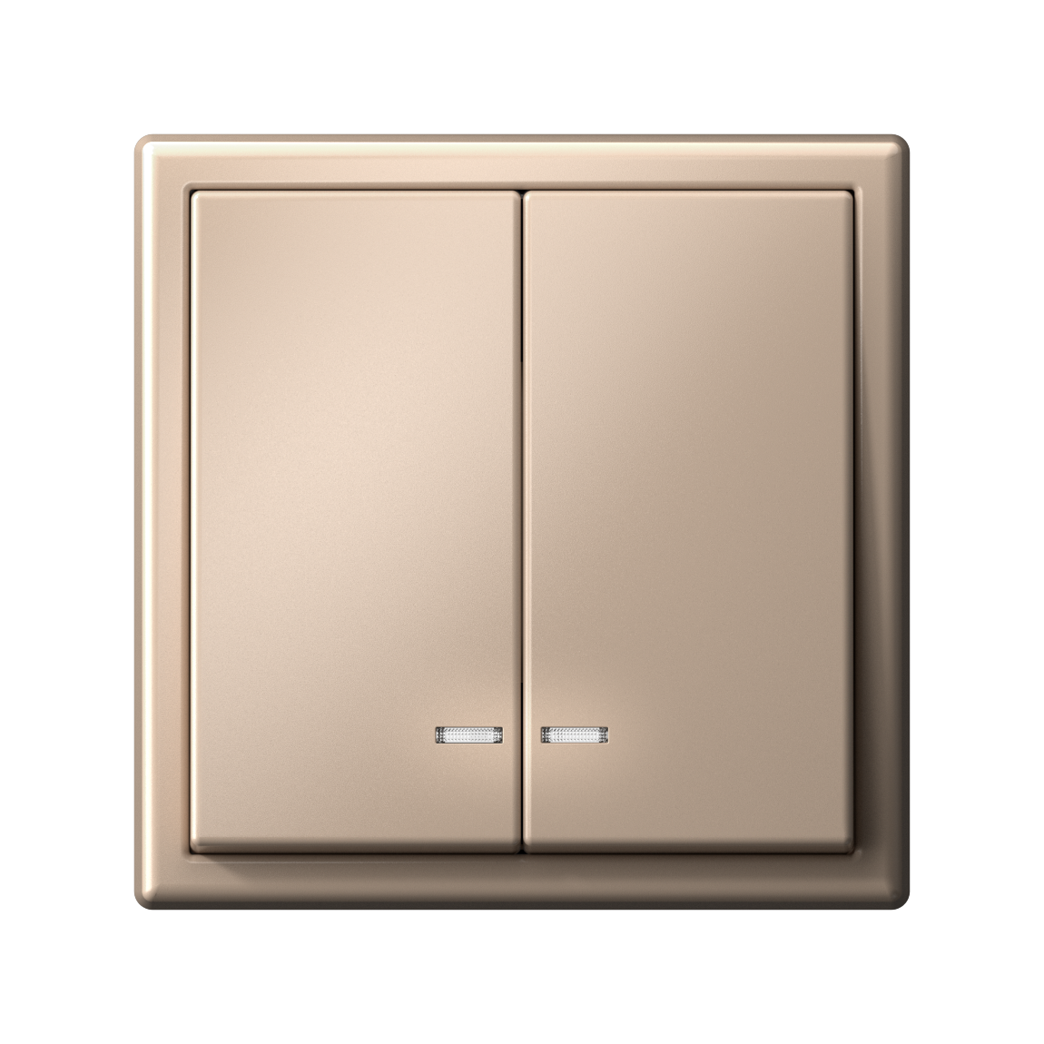 ARTGALLERY 2-клавишный ВЫКЛЮЧАТЕЛЬ с подсветкой, сх.5а, 10АХ, механизм, ПЕСОЧНЫЙ