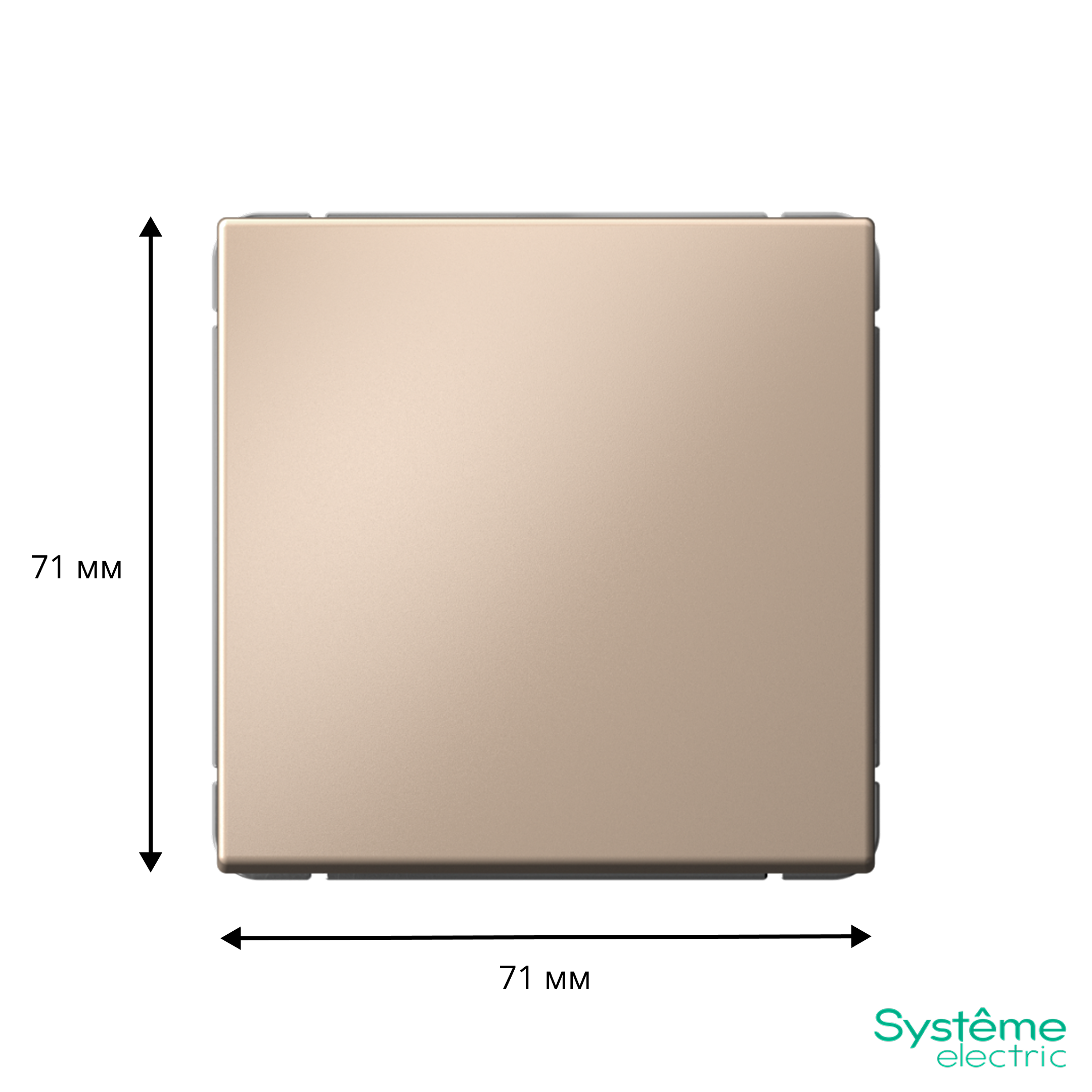 ARTGALLERY Перекрестный ПЕРЕКЛЮЧАТЕЛЬ, сх.7, 10АХ, ПЕСОЧНЫЙ