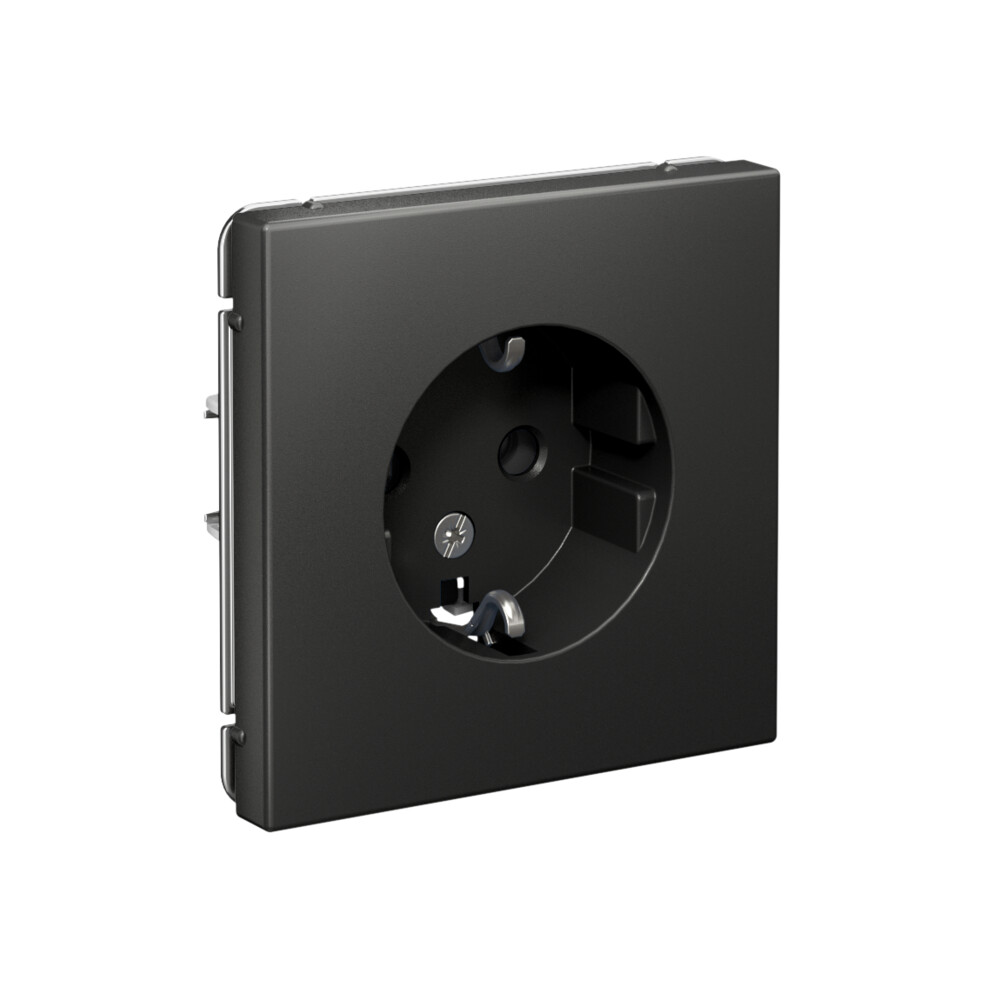 ARTGALLERY РОЗЕТКА с заземлением, 16А, механизм, БАЗАЛЬТ