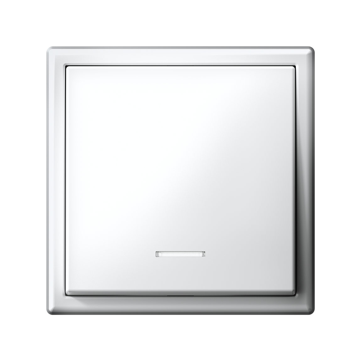 ARTGALLERY 1-клавишный ВЫКЛЮЧАТЕЛЬ с подсветкой, 10АХ, механизм, быстрозажим. клем., БЕЛЫЙ