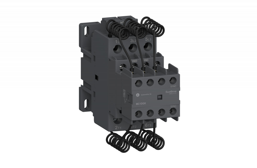КОНТАКТОР MC1D ДЛЯ КОНДЕНСАТОРНЫХ БАТАРЕЙ 12.5 КВАР 1НО/2НЗ 110V 50/60ГЦ