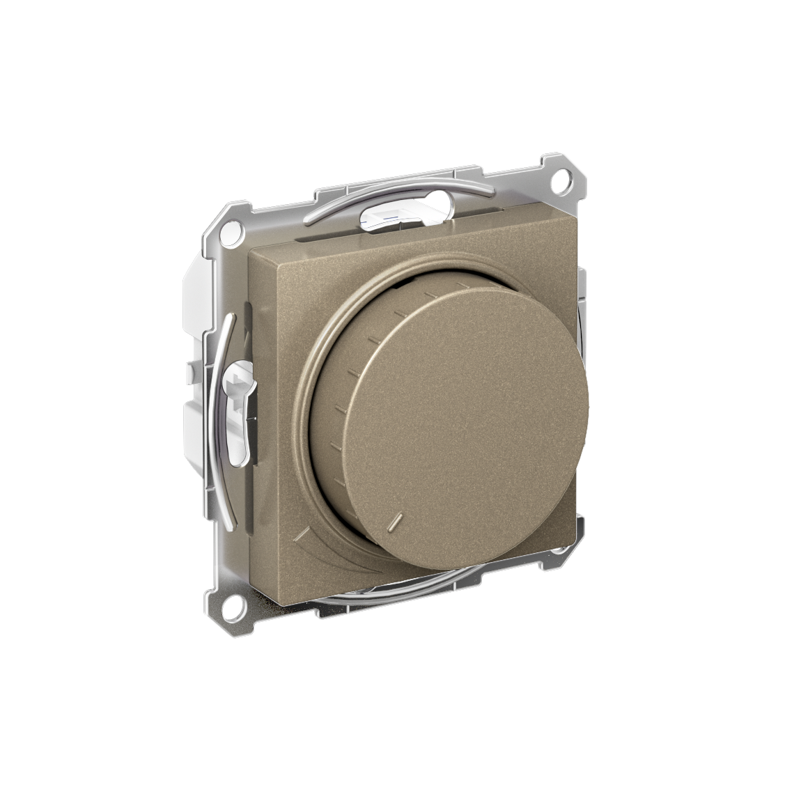 ATLASDESIGN СВЕТОРЕГУЛЯТОР (диммер) поворотно-нажимной, LED, RC, 400Вт, механизм, ШАМПАНЬ