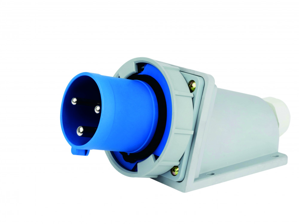 Вилка стационарная ВС-103 543W 2Р+РЕ 125А 220В IP67
