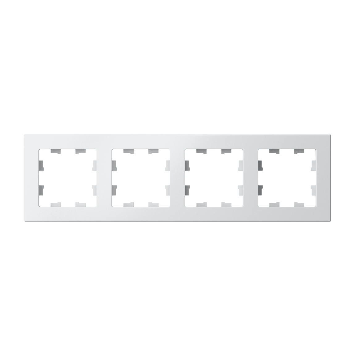 ATLASDESIGN 4-постовая РАМКА, универсальная, БЕЛЫЙ