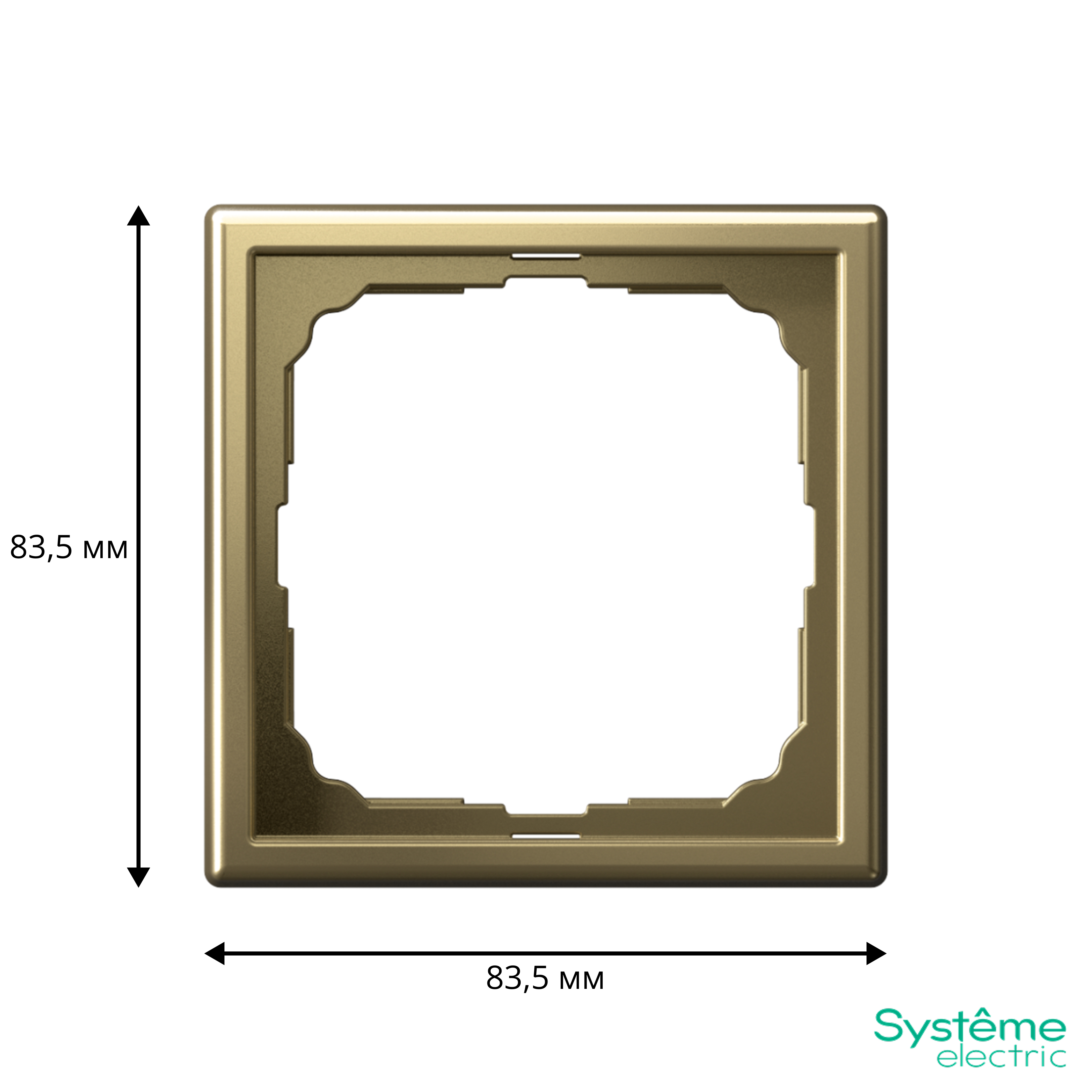 ARTGALLERY 1-постовая РАМКА, ЗОЛОТО