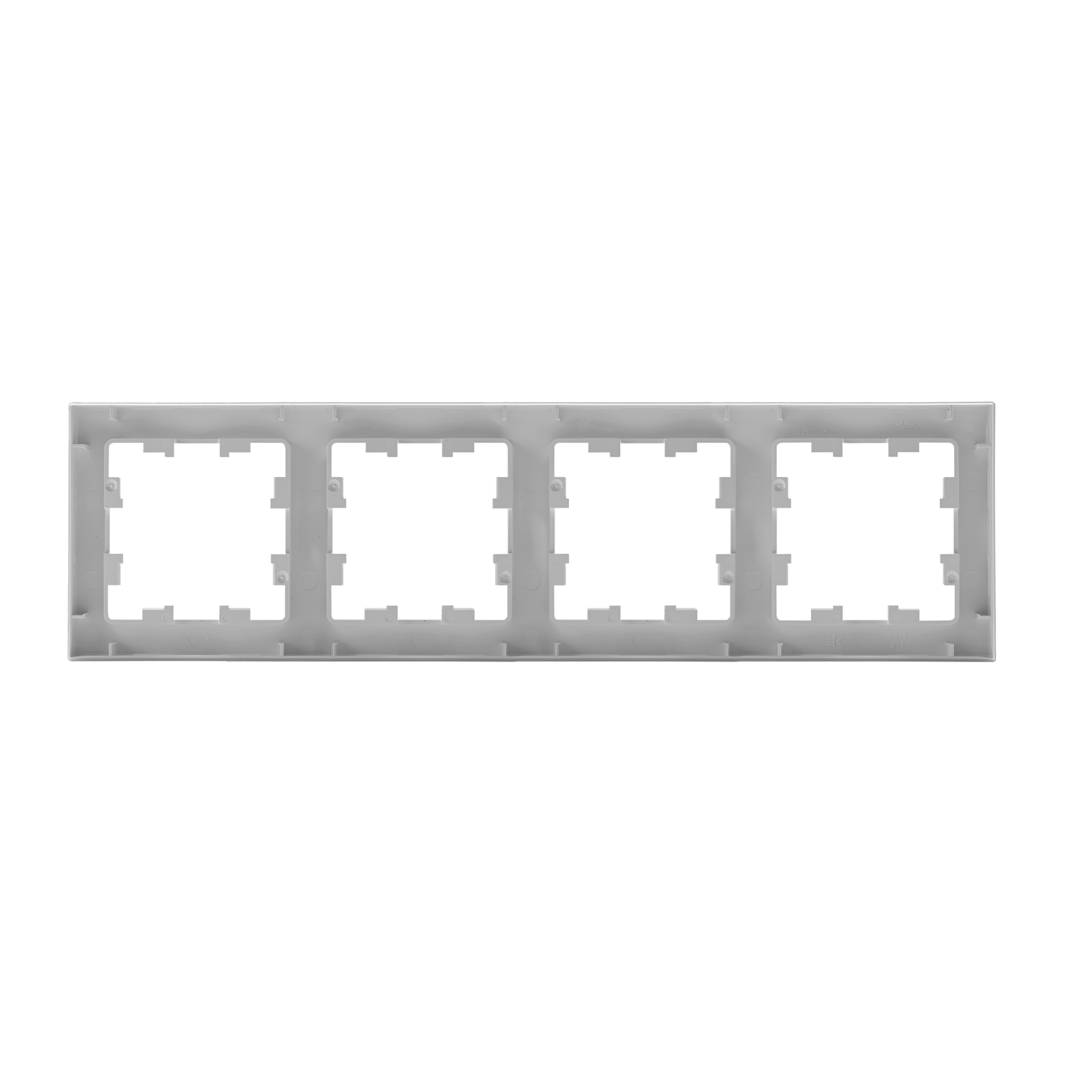 ATLASDESIGN 4-постовая РАМКА, универсальная, БЕЛЫЙ