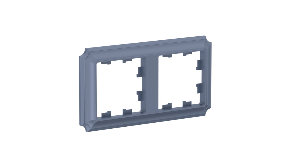 ATLASDESIGN ANTIQUE 2-постовая РАМКА, универсальная, ГРИФЕЛЬ