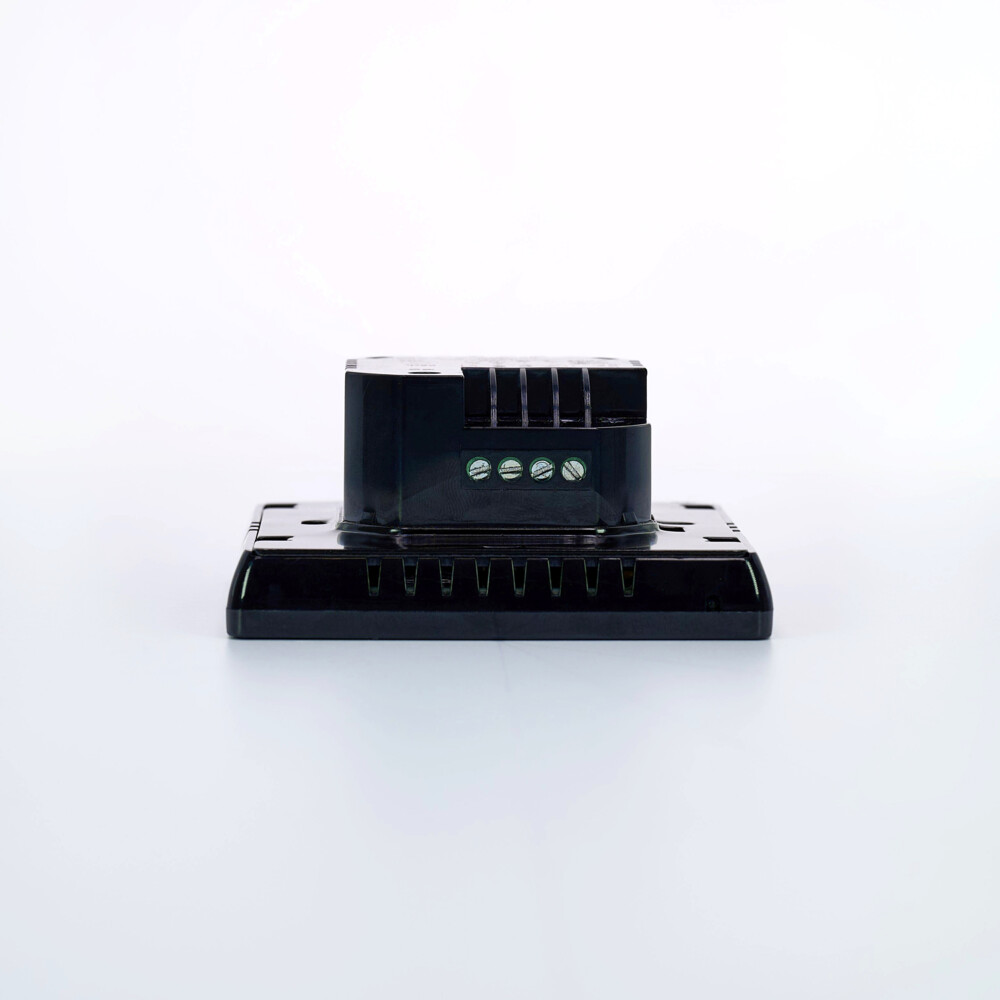 ARTGALLERY ТЕРМОСТАТ Wi-Fi электронный для теплого пола, 16A, в сборе, ЧЁРНЫЙ