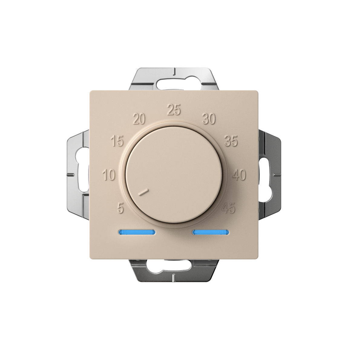 ATLASDESIGN ТЕРМОСТАТ электронный для теплого пола с датчиком, 10A, механизм, ПЕСОЧНЫЙ