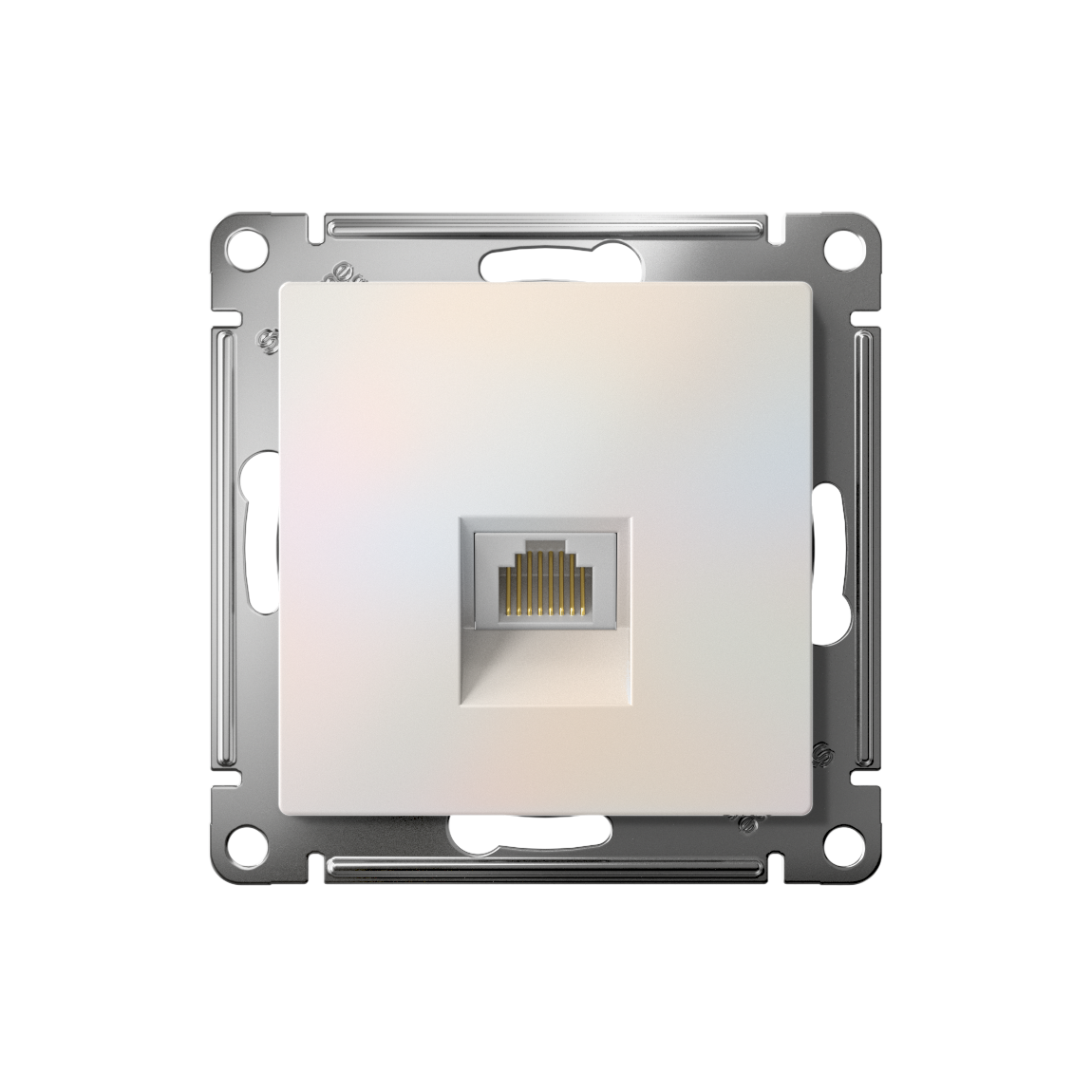 ATLASDESIGN РОЗЕТКА компьютерная RJ45 кат. 5e, механизм, ЖЕМЧУГ