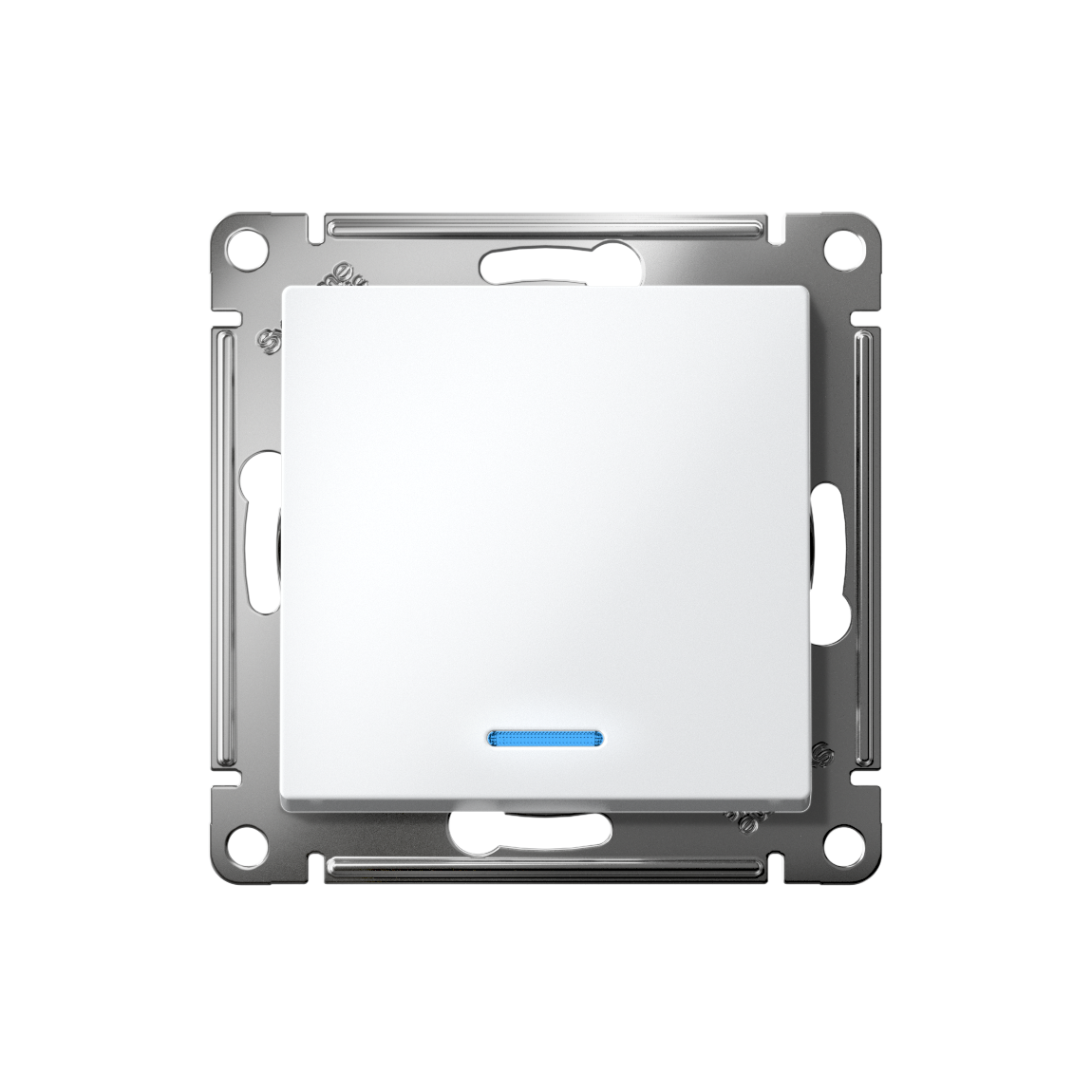 ATLASDESIGN 1-клавишный ВЫКЛЮЧАТЕЛЬ с подсветкой, сх.1а, 10АХ, механизм, ЛОТОС