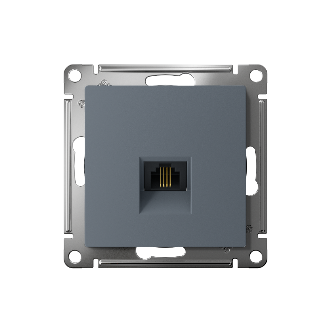 ATLASDESIGN РОЗЕТКА телефонная RJ11, механизм, ГРИФЕЛЬ