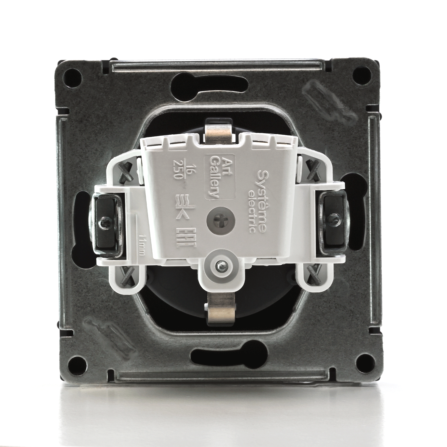 ARTGALLERY РОЗЕТКА с заземлением, 16А, механизм, ГРИФЕЛЬ